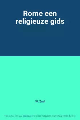 Couverture du produit · Rome een religieuze gids