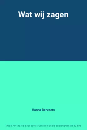 Couverture du produit · Wat wij zagen