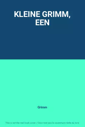 Couverture du produit · KLEINE GRIMM, EEN