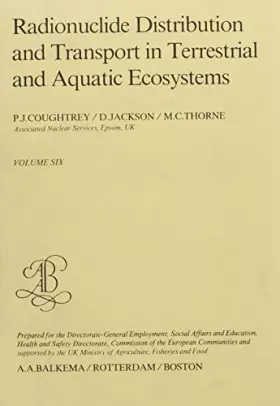 Couverture du produit · Radionuclide Distribution And