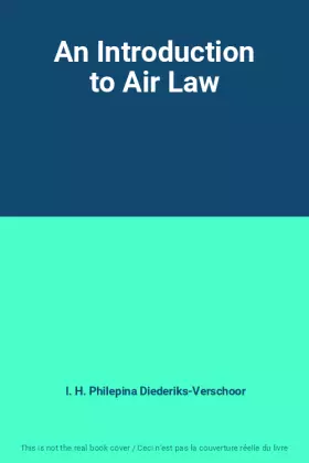 Couverture du produit · An Introduction to Air Law