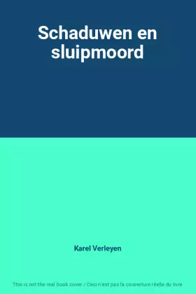 Couverture du produit · Schaduwen en sluipmoord