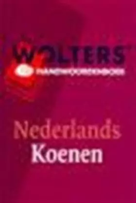 Couverture du produit · HANDWOORDENBOEK NEDERLANDS