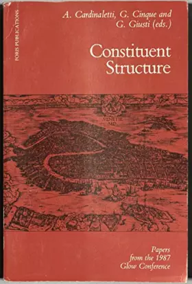 Couverture du produit · Constituent Structure: Conference Proceedings