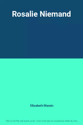Couverture du produit · Rosalie Niemand