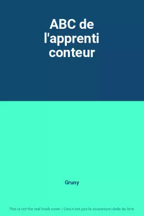 Couverture du produit · ABC de l'apprenti conteur