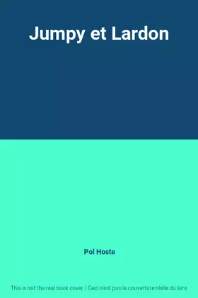 Couverture du produit · Jumpy et Lardon