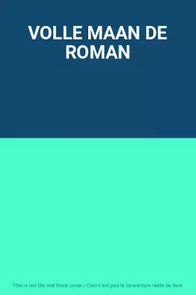 Couverture du produit · VOLLE MAAN DE ROMAN