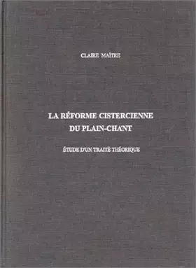 Couverture du produit · Reforme cisterc plain cha