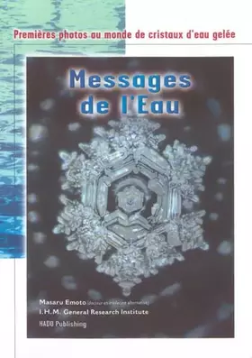 Couverture du produit · Messages de l'eau