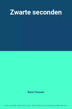 Couverture du produit · Zwarte seconden