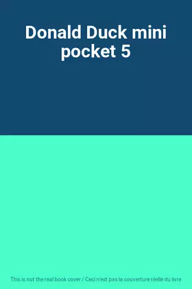 Couverture du produit · Donald Duck mini pocket 5