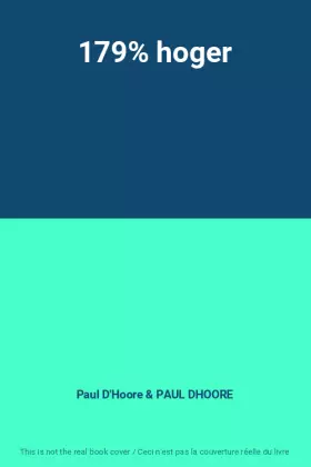 Couverture du produit · 179% hoger