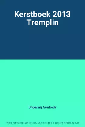 Couverture du produit · Kerstboek 2013 Tremplin