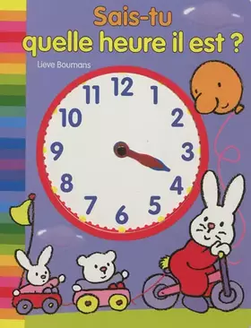 Couverture du produit · Sais-tu quelle heure il est ?