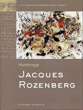 Couverture du produit · Hommage Jacques Rozenberg: sa pensee