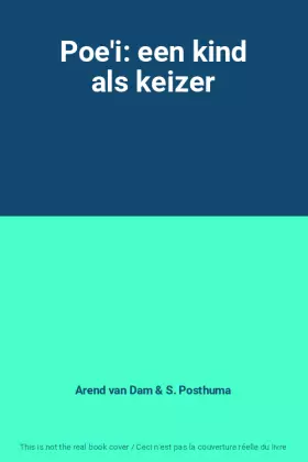 Couverture du produit · Poe'i: een kind als keizer