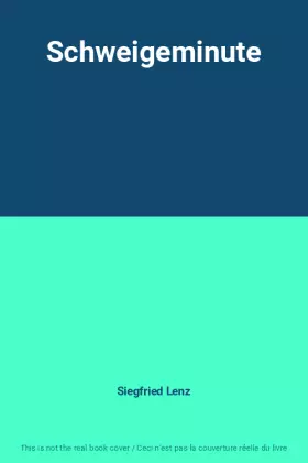 Couverture du produit · Schweigeminute