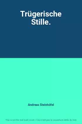 Couverture du produit · Trügerische Stille.