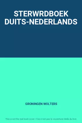 Couverture du produit · STERWRDBOEK DUITS-NEDERLANDS