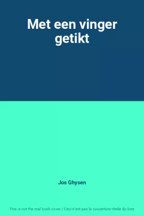 Couverture du produit · Met een vinger getikt