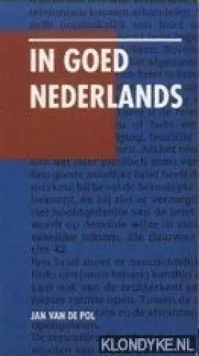 Couverture du produit · IN GOED NEDERLANDS