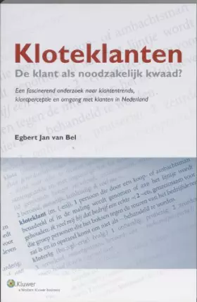 Couverture du produit · Kloteklanten