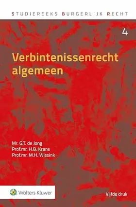 Couverture du produit · Verbintenissenrecht algemeen
