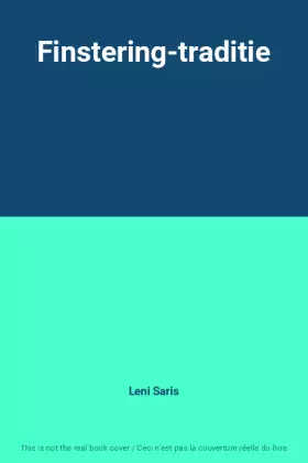 Couverture du produit · Finstering-traditie