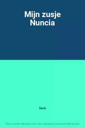 Couverture du produit · Mijn zusje Nuncia