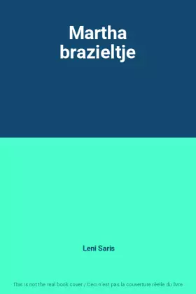 Couverture du produit · Martha brazieltje