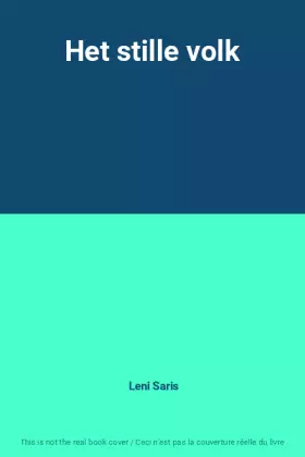 Couverture du produit · Het stille volk