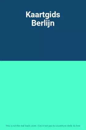 Couverture du produit · Kaartgids Berlijn
