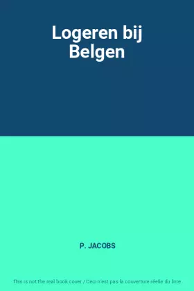Couverture du produit · Logeren bij Belgen