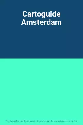 Couverture du produit · Cartoguide Amsterdam