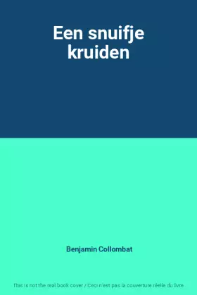 Couverture du produit · Een snuifje kruiden