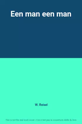 Couverture du produit · Een man een man
