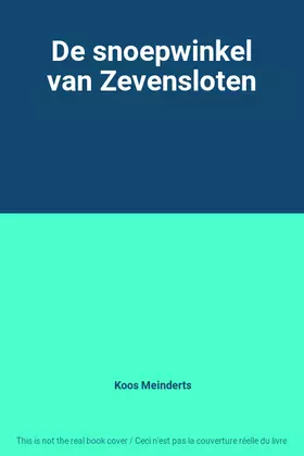 Couverture du produit · De snoepwinkel van Zevensloten