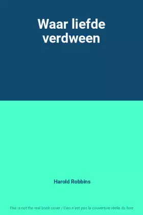 Couverture du produit · Waar liefde verdween