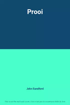 Couverture du produit · Prooi