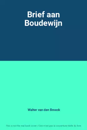 Couverture du produit · Brief aan Boudewijn