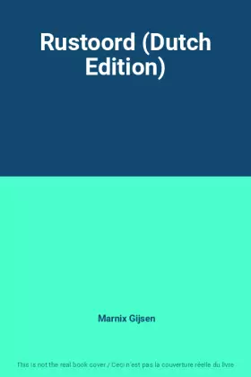Couverture du produit · Rustoord (Dutch Edition)