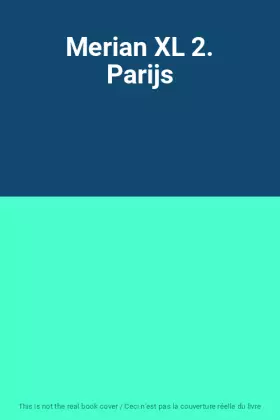 Couverture du produit · Merian XL 2. Parijs