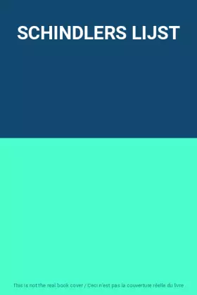 Couverture du produit · SCHINDLERS LIJST