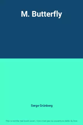 Couverture du produit · M. Butterfly