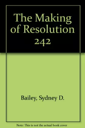 Couverture du produit · The making of Resolution 242