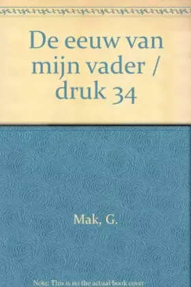 Couverture du produit · De eeuw van mijn vader