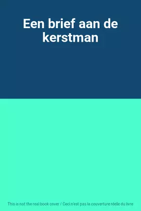 Couverture du produit · Een brief aan de kerstman