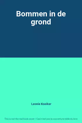 Couverture du produit · Bommen in de grond