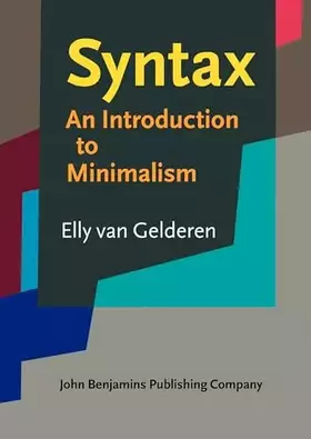 Couverture du produit · Syntax: An Introduction to Minimalism